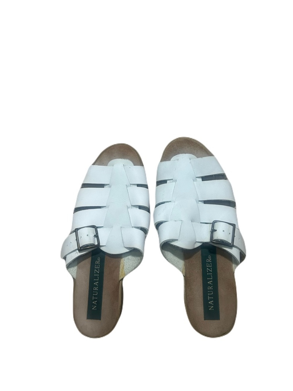 Naturalizer Fisherman Slide
Sandals White Strappy
Comfort Footbed Women's
7.5